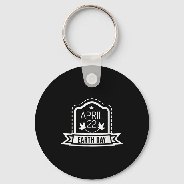 22 April Ground Warming Environmental Protection C Key Ring (Front)