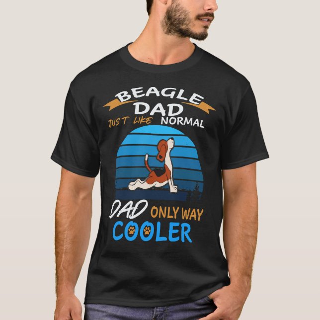 22 Dad - Beagle Dad Cooler Beagle T-Shirt (Front)