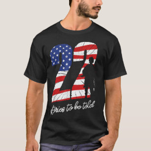 22 Day Veterans 22 Lives Military Suicide Awarenes T-Shirt