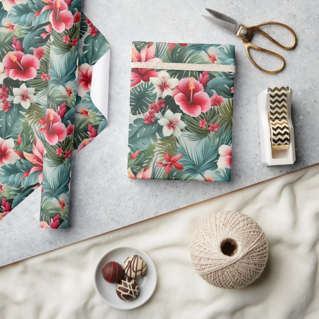 #22 Floral Pattern Wrapping Paper (Crafts)