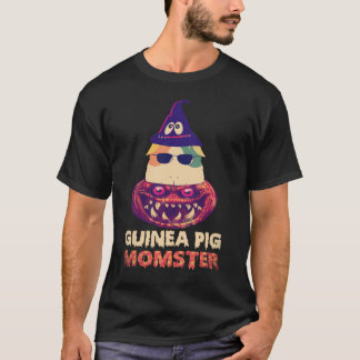 22 Guinea Pig Momster Pumpkin Monster Funny Hallow T-Shirt