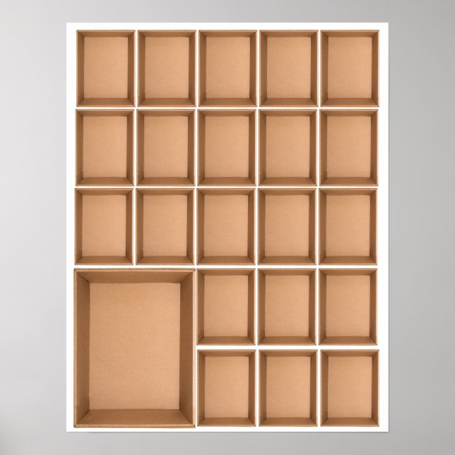 22 Image Boxes to create a Class Picture Poster (Front)