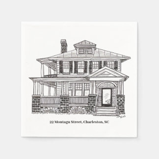 22 Montagu Street, Charleston, SC paper napkins