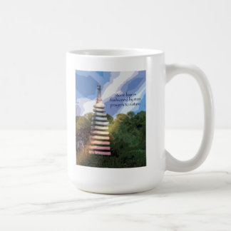 22 Mug - Original Art & Haiku - stone layers