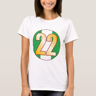 22 NIGERIA Gold T-Shirt