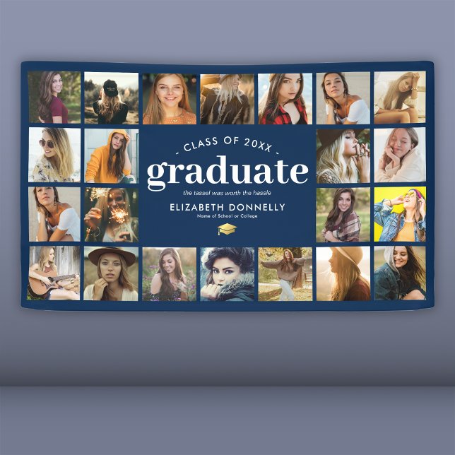 22 Photo Graduation Party Banner (Creator Uploaded)