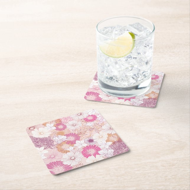 22 SQUARE PAPER COASTER (Insitu)