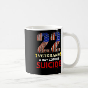 22 Suicide Awareness Veteran Suicide Awareness Day Coffee Mug