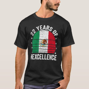 22 Year Old Birthday Mexican 22nd Birthday Pun Vin T-Shirt
