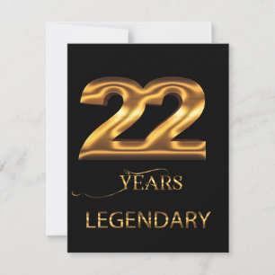 22 years legendary card