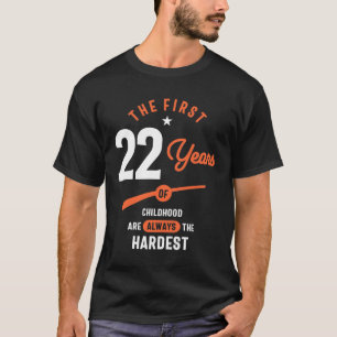 22 Years Old Gift 22nd Birthday Gift Ideas T-Shirt