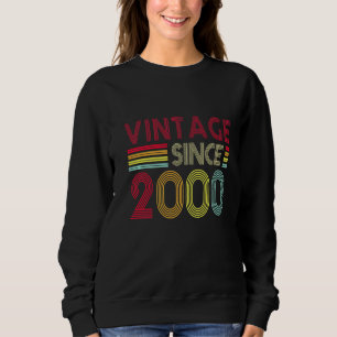 22 Years Old Retro Vintage 2000 Editon 22nd Birth Sweatshirt