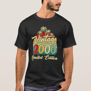 22 Years Old Vintage 2000 22Nd Birthday Party Men T-Shirt
