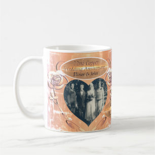 22nd/7th Copper Wedding Anniversary   Coffee Mug