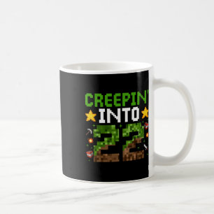 22nd Birthday Gamer Pixel Creepin’ Into 22 Video G Coffee Mug