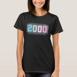 22nd Birthday Ladies Mens 22 Years 2000  Gift 10 T-Shirt