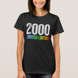 22nd Birthday Ladies Mens 22 Years 2000 Gift 9 T-Shirt