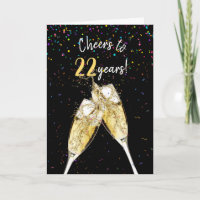 22nd Wedding Anniversary Champagne Toast