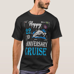 22nd Wedding Anniversary Happy 22nd Anniversary C T-Shirt