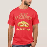 22nd Wedding Anniversary Just Married 22 Years Ag
