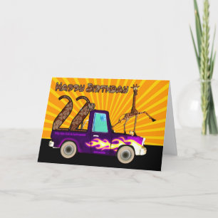 22nd, Why this Giraffe is like Grease Lightning, B Card