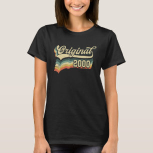 22th Birthday Original Retro Men Women 2000 22 Yea T-Shirt