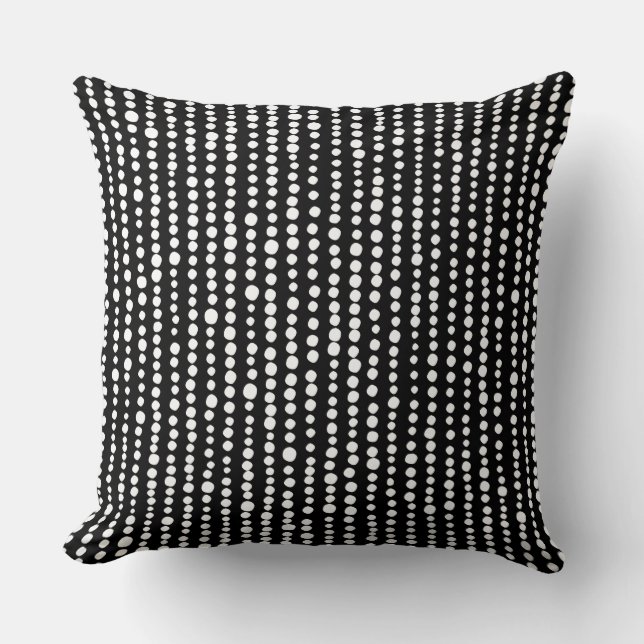 230216 - White on Black Cushion (Front)