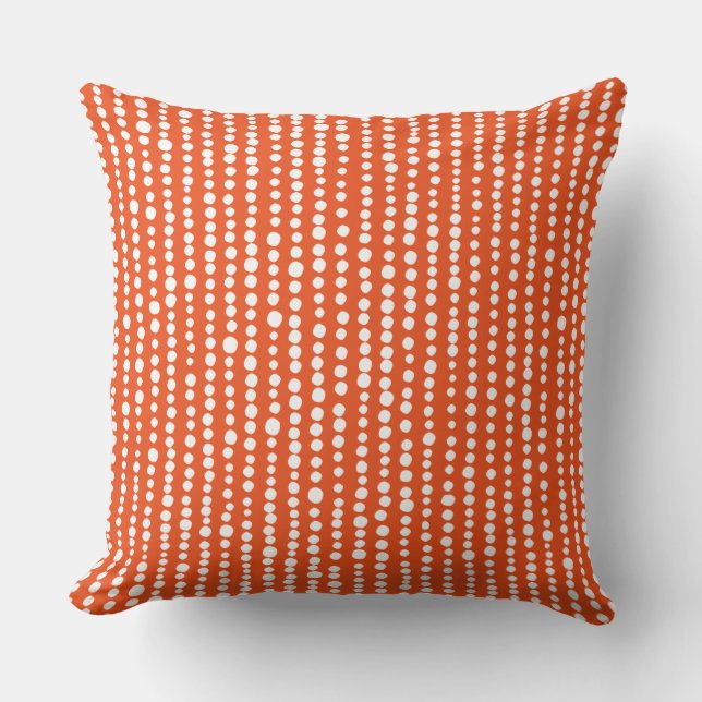 230216 - White on Orange ec4f1b Cushion (Front)