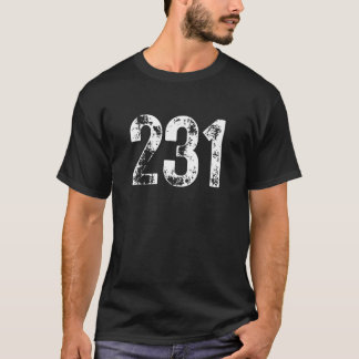 231 Area Code Muskegon MI Mobile Telephone Area Co T-Shirt