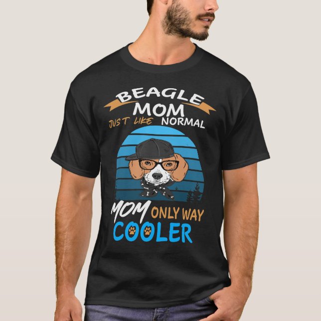 231 Beagle Mum Cooler T-Shirt (Front)