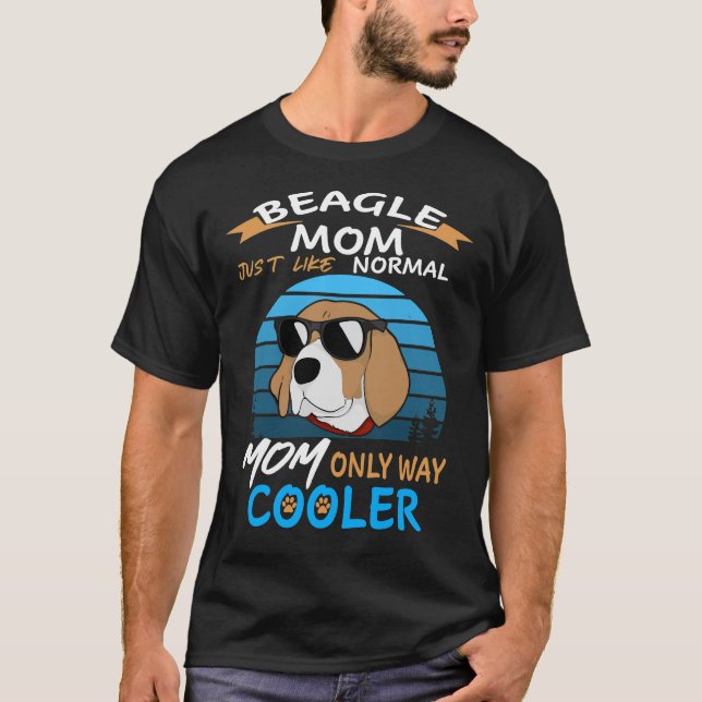 232 Beagle Mum Cooler T-Shirt (Front)
