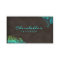 232 Blue Green Trendy Salon Spa Appointment Card