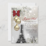 232 Christmas Paris Card Eiffel Tower Snow<br><div class="desc">232 Christmas Paris party invitation vintage style. Say "yes!" now to FREE ♥ graphic design ♥ for ALL!! R-Key#111-2320-987-65543-2210 Grab your COFFEE / TEA & construct your custom design now!! See more "light bright 'n happy" designs @ http://www.zazzle.com/thefashioncafe R#223-989-0675-454-122.5# All designs copyright 2012 - 2015 bestcards. (^‿^) (◕‿◕✿) Say "YES"...</div>