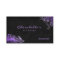 232 Trendy Salon Spa Floral Appointment Card Purpl