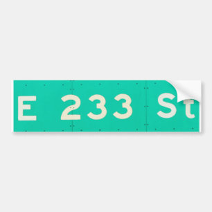 233rd St. bumper sticker