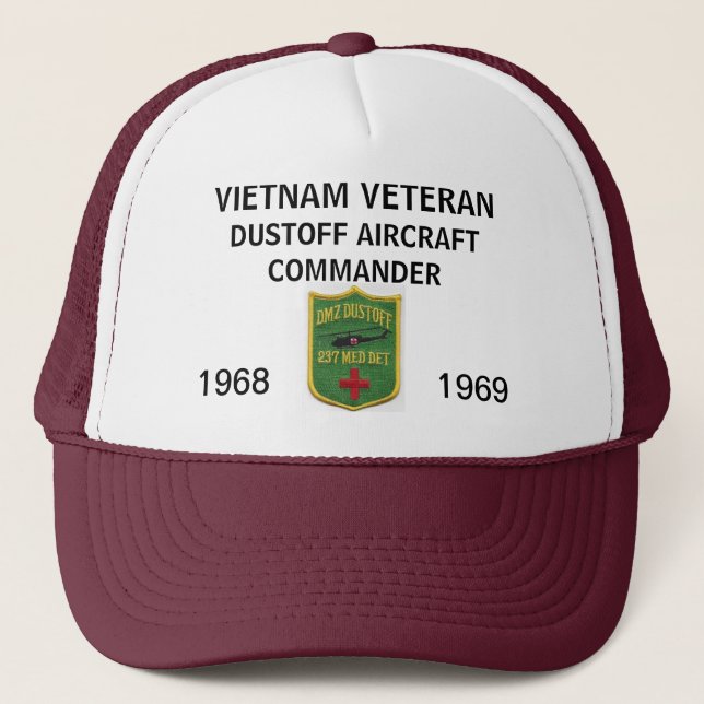 237th DUSTOFF AIRCRAFT COMMANDER MESH HAT (Front)