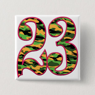 23 Age Camo 15 Cm Square Badge
