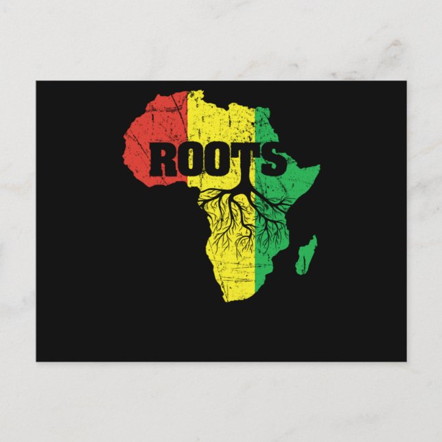 23 Black History Month African Pride Apparel Gift. Invitation Postcard (Front)