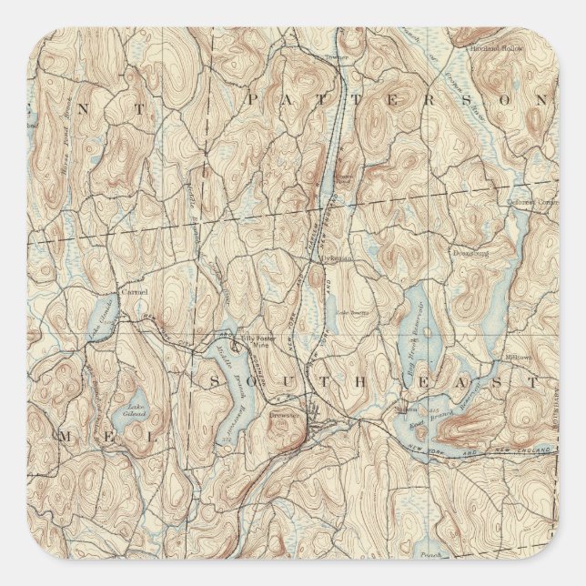23 Carmel sheet Square Sticker (Front)