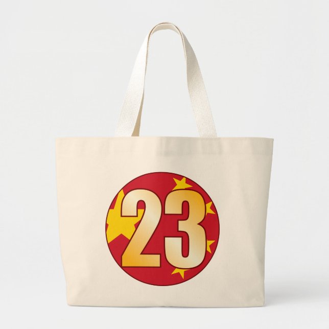 23 CHINA Gold Large Tote Bag (Front)