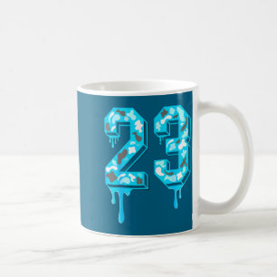 23 Drip Camo Gamma Blue Matching Coffee Mug