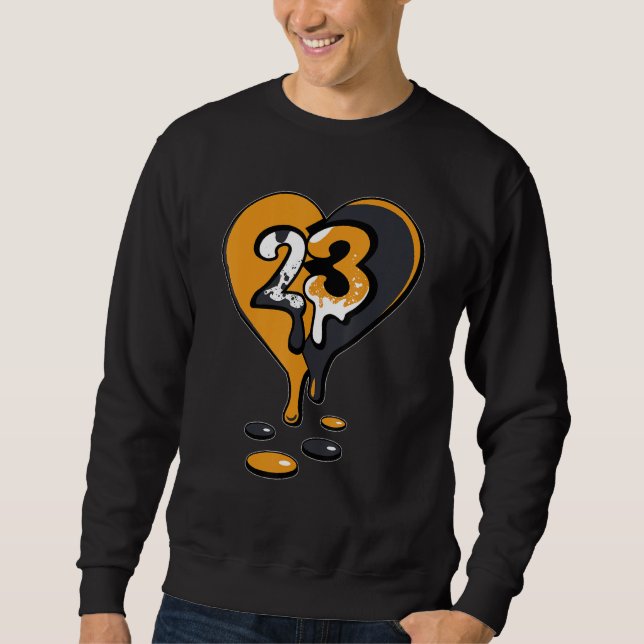 23 Drip Heart OG Pollen 1s Matching Sweatshirt (Front)