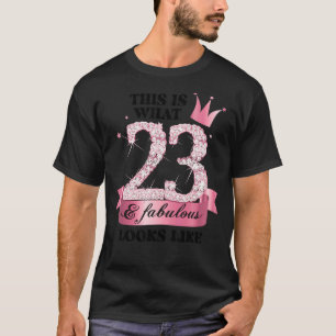 23 & Fabulous I Pink White Party Group Candid Phot T-Shirt
