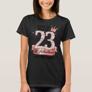 23 & Fabulous I Rose And White Party Group Candid T-Shirt