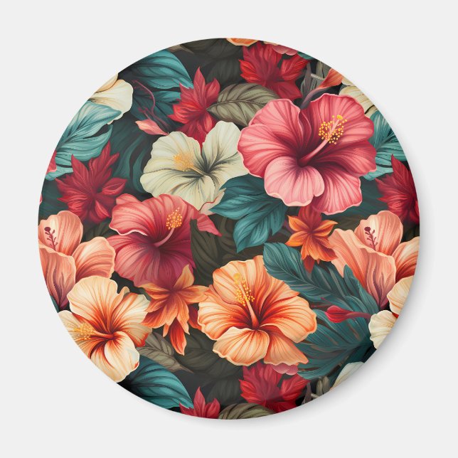 #23 Floral Pattern Magnet (Front)