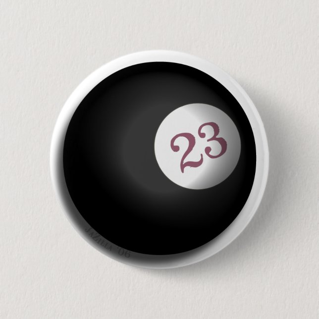 23 Four Leaf Clovers 6 Cm Round Badge (Front)