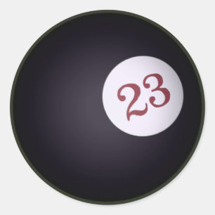 23 Four Leaf Clovers Classic Round Sticker