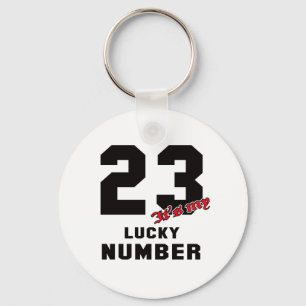 23 It's my lucky number Key Ring