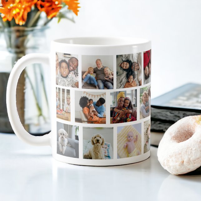 23 Photo Collage Template Make Your Own Fun Coffee Mug (23 Photo Collage Template Make Your Own Fun Coffee Mug from Ricaso. Personalized photo gift ideas)