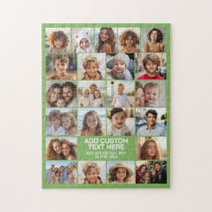 23 Photo Collage with Text Box Jigsaw Puzzle